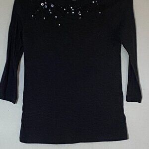 Loft cotton shirt with sparkle